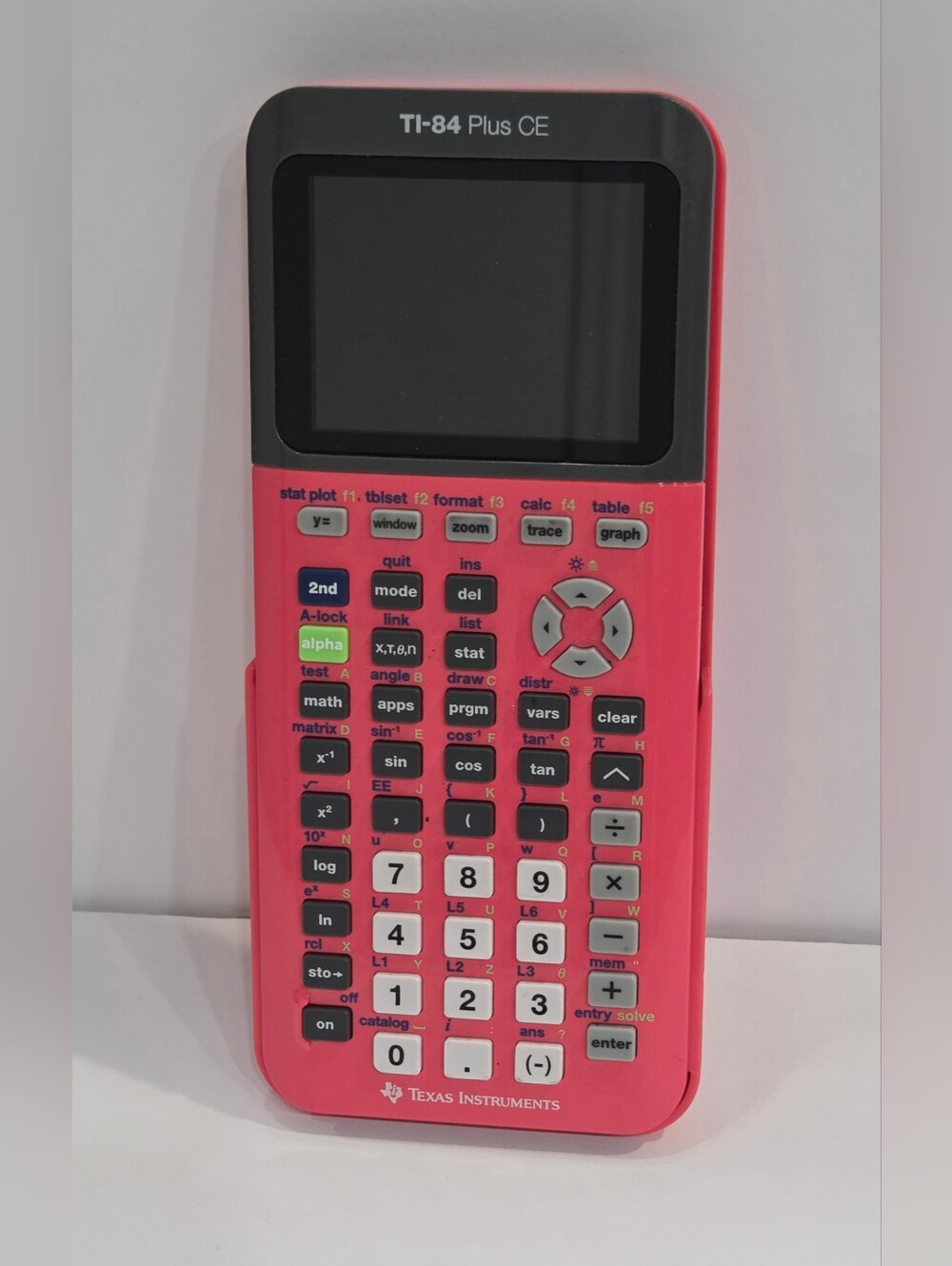 Texas Instruments TI 84 Plus CE Graphing Calculator Pink. Works